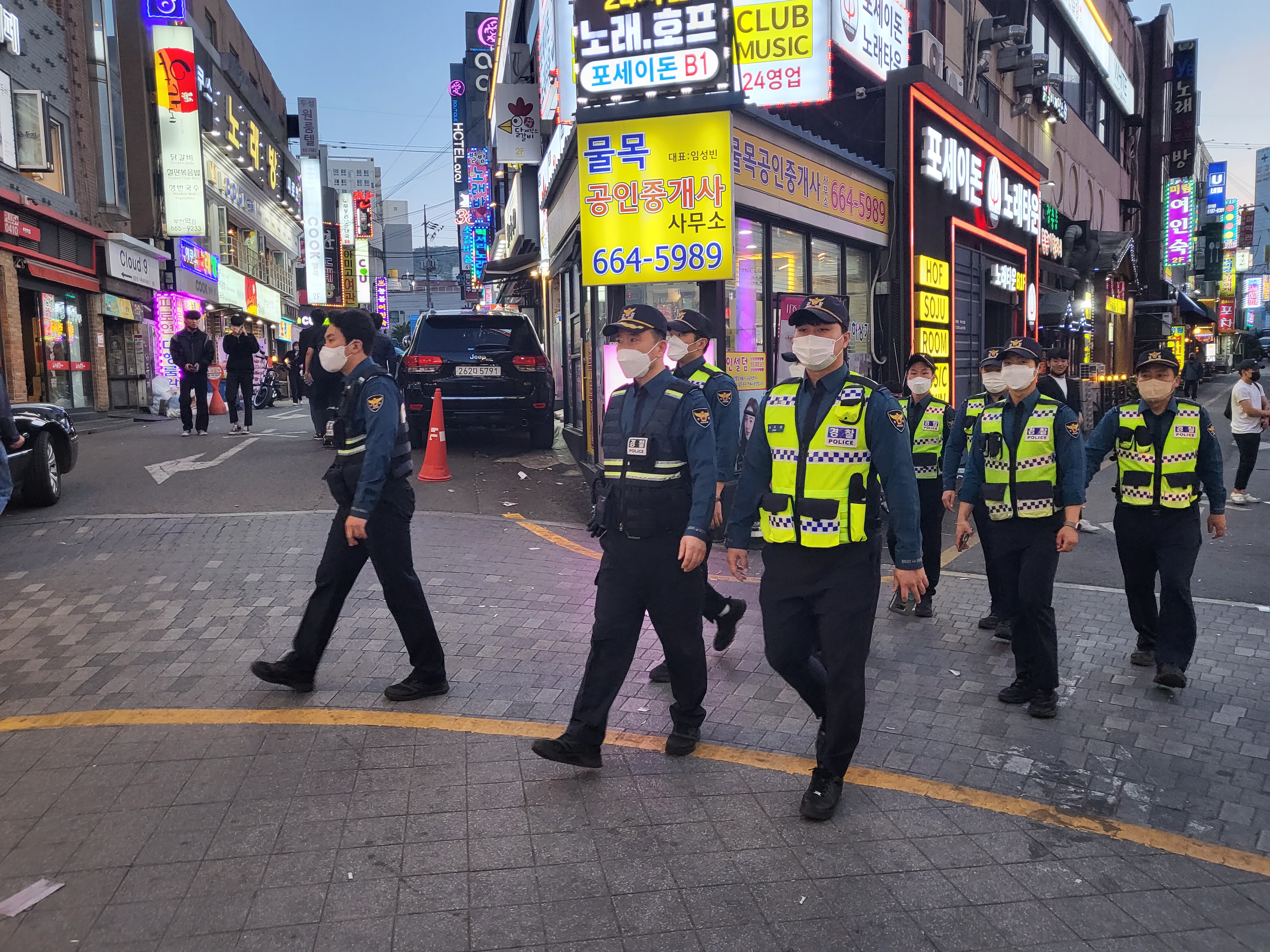 생활안전과 범죄예방팀, 7기동대 부천역 합동순찰