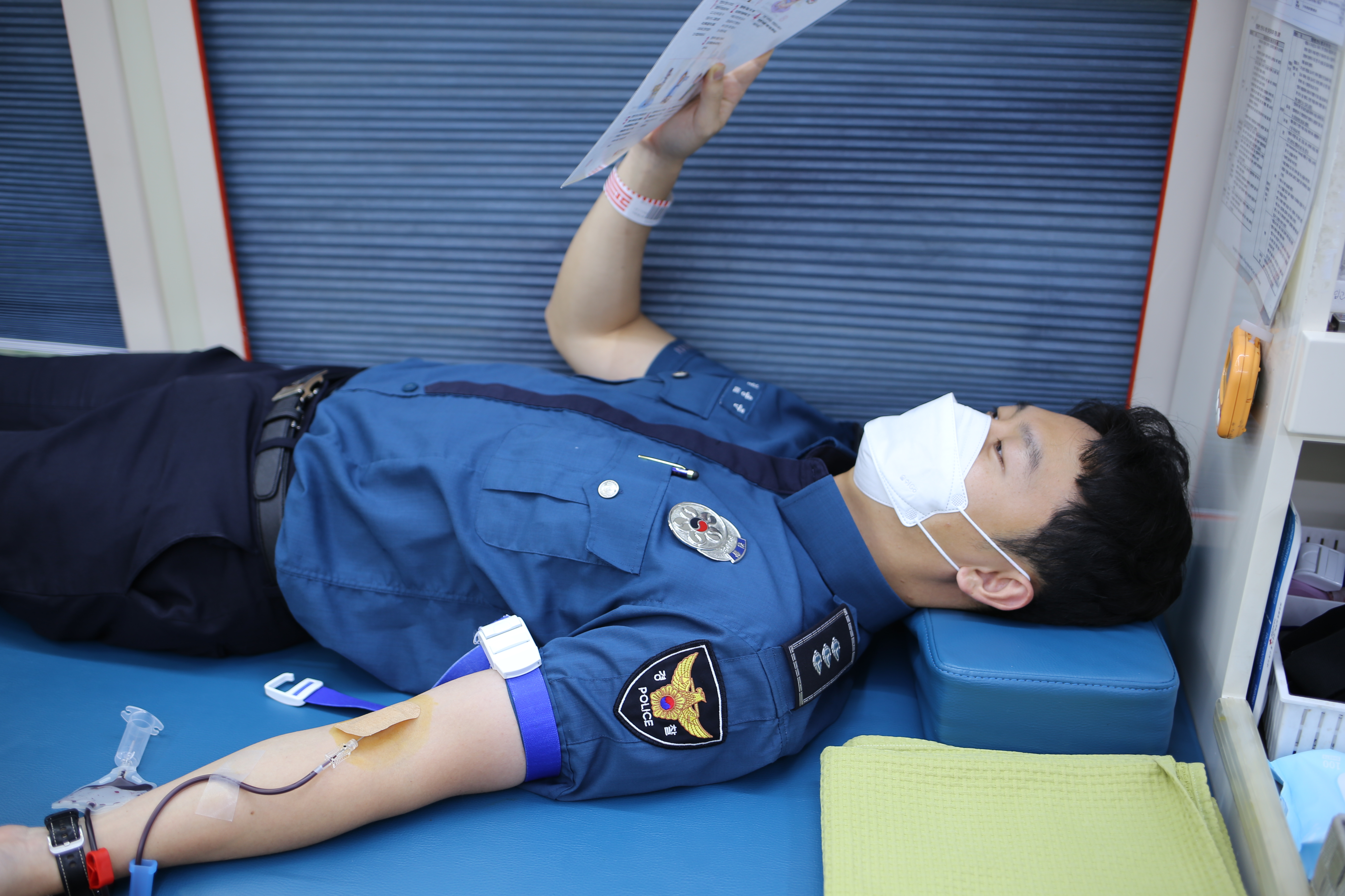 오산경찰서 사랑의 헌혈 참여사진입니다